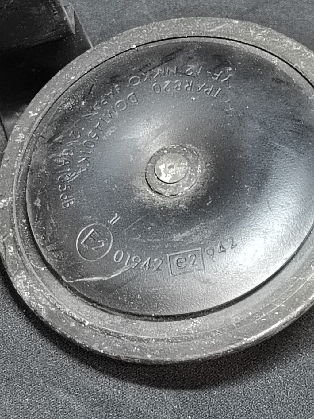 Clacson IPAR620 - dettaglio codice e omologazione e2